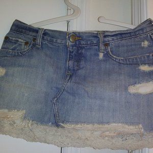 Jean skirt ..Abercrombie & Fitch..